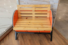 Load image into Gallery viewer, Barrel Wood Bench