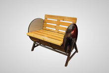 Load image into Gallery viewer, Barrel Wood Bench