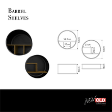 Load image into Gallery viewer, Drum Shelves (set of 2)