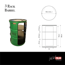 Load image into Gallery viewer, 3-Rack Barrel