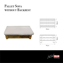 Load image into Gallery viewer, Pallet Sofa without Backrest (Cushions not included)